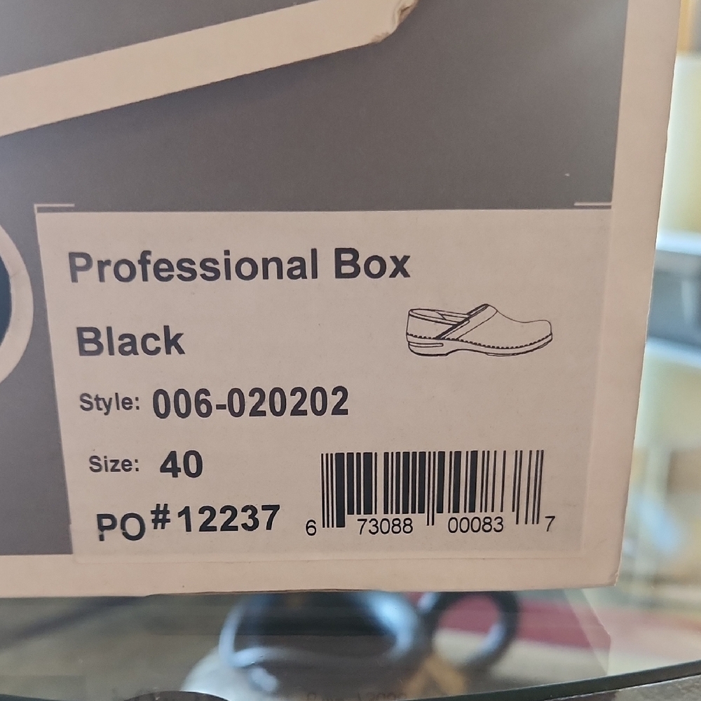 Dansko Black Professional Mules US Size 9.5-10